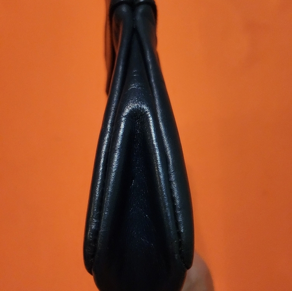 Vintage PREPPY 80'S Leather Clutch/Wristlet with Raw Leather Interior EUC - Picture 16 of 16